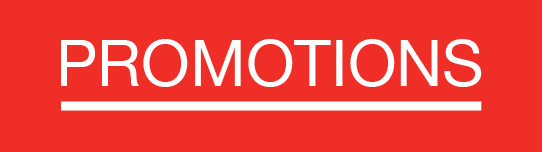 red promo button